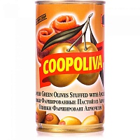 Оливки Coopoliva с/к 370 мл/350г ж/б 1*24