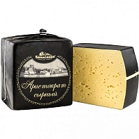 Сыр ТМ Белослава Сырный Аристократ с ароматом топленого молока, квадрат, 50%