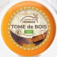 Сыр "Том де Буа с тмином" 41% голова половина вакуум 2,25кг, упак. 1шт