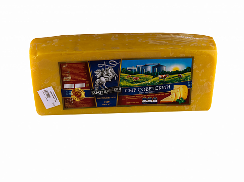 Сыр Советский твердый выдержанный 50% брус 6кг