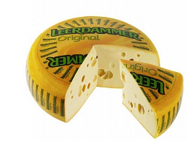 Сыр Леердаммер, круг, 45%, 12кг, латекс