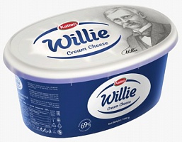 Крем-чиз Willie мягкий сливочный 69% 1кг 1*4шт Иран