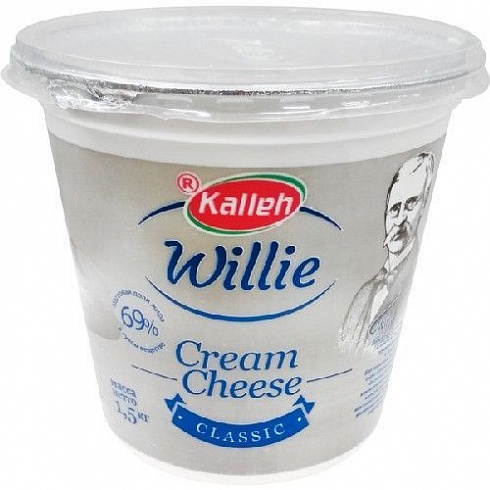 Сыр Willie мягкий сливочный 69% 1,5кг