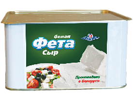 Сыр "Белая Фета" 45% 4,5кг ж/б Высокое                       